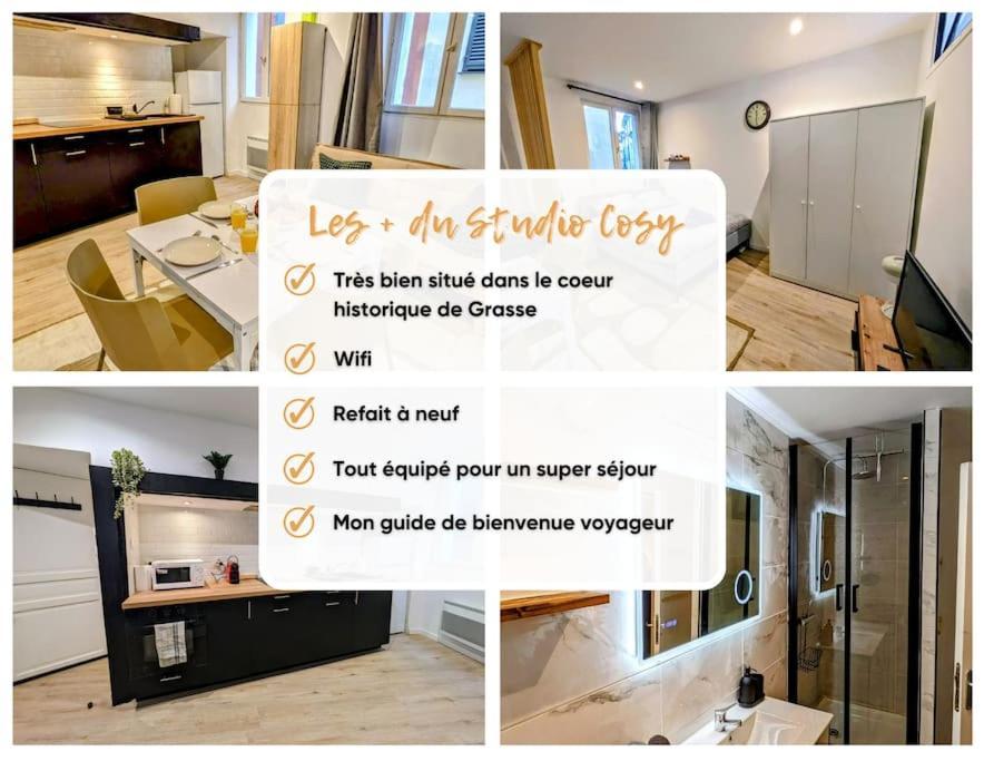 Le Studio Cosy, Centre Historique, Wifi, Neuf جراس المظهر الخارجي الصورة